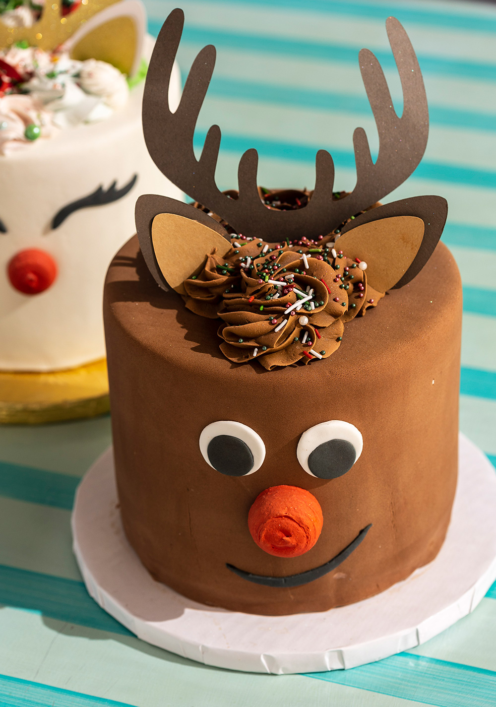 Sweet Traditions: Sweet Traditions can customize treats for the season, like this reindeer cake.