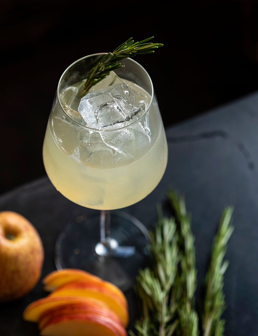 The Little Johnny at Crawford and Son is made with apple cider, ginger, rosemary, and miso.