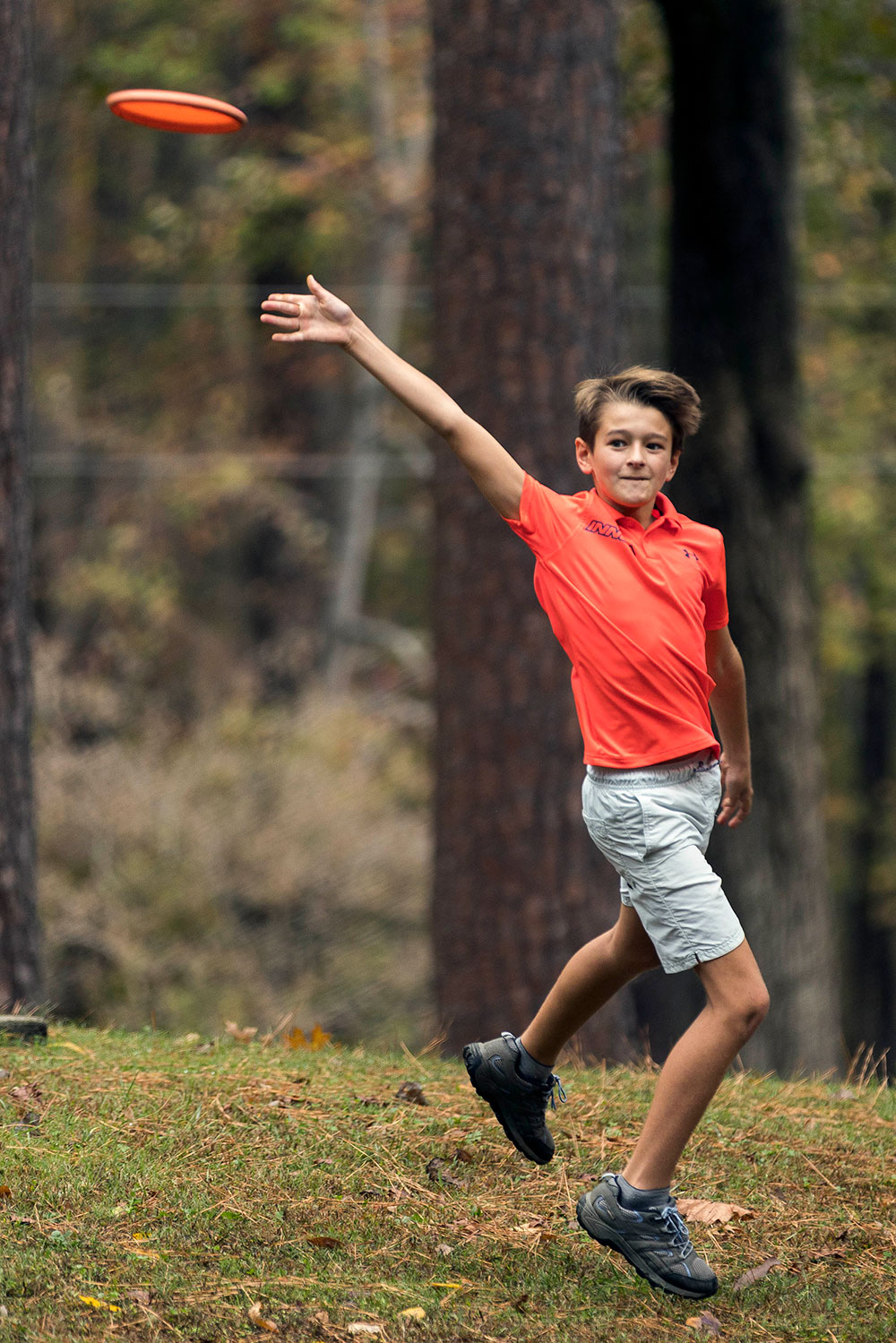 James and Oliver Beavers, ages 11 and 10, are competitive players for their ages. Oliver was recently crowned 2022's PDGA Junior World Champion in the under 10 age group.